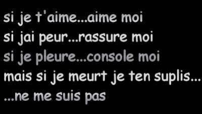 si je t'aime.......